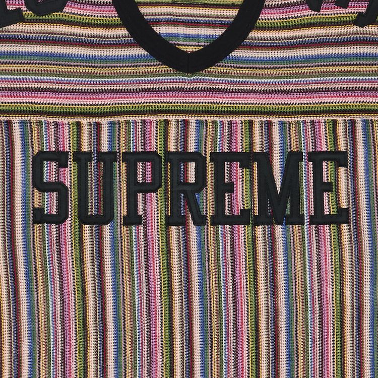 Supreme Open Knit Football Top Multicolor