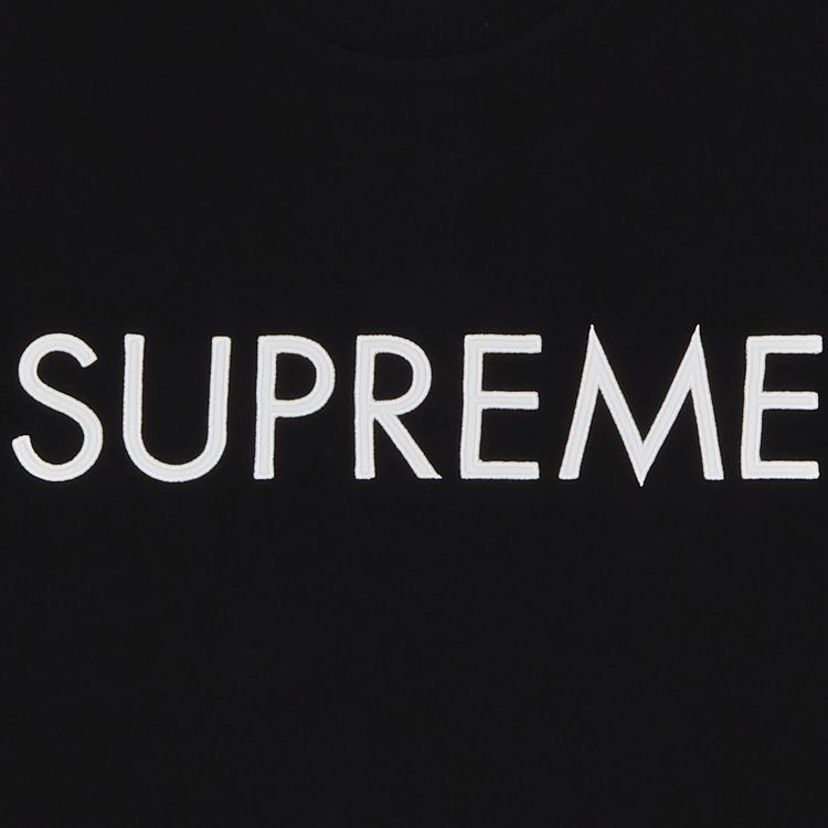 Supreme Capital Short Sleeve Top Black