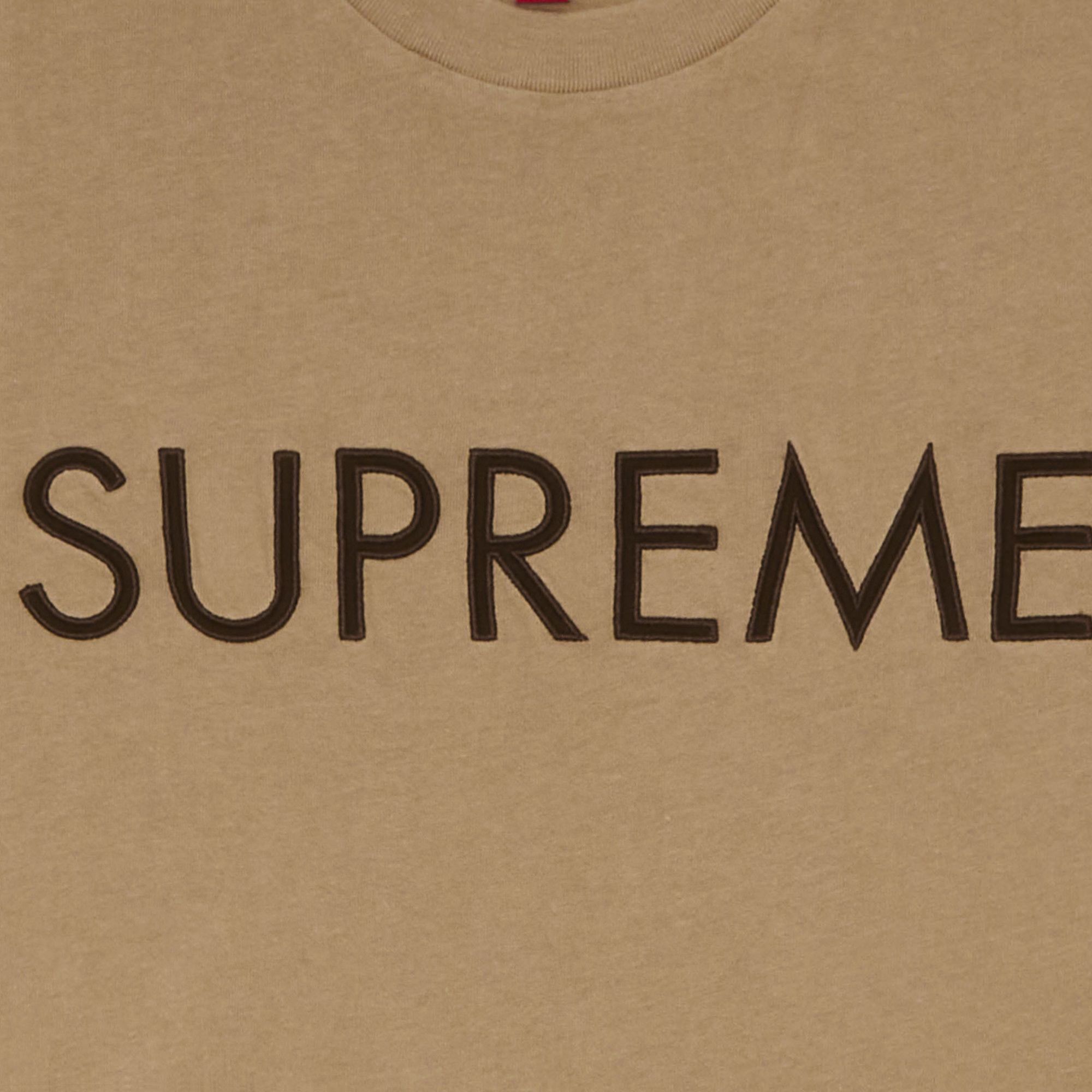 Buy Supreme Capital Short-Sleeve Top 'Dark Tan' - SS25KN90