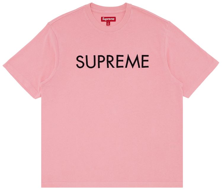 Supreme Capital Short Sleeve Top Pink
