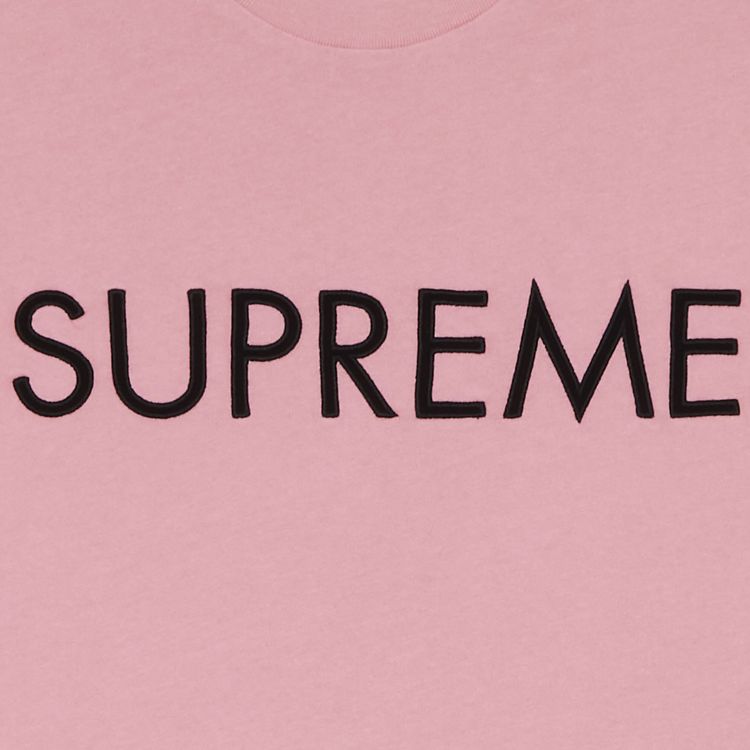 Supreme Capital Short Sleeve Top Pink