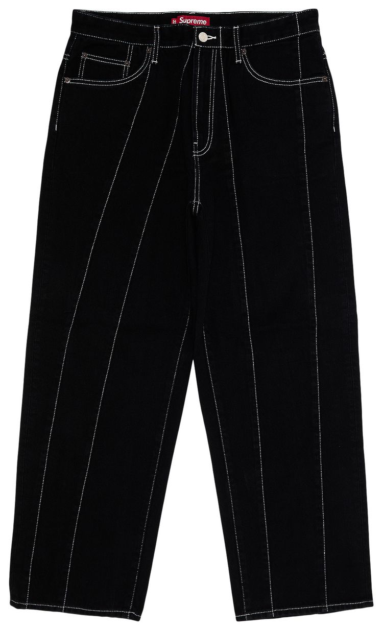 Buy Supreme Paneled Stripe Baggy Jean  