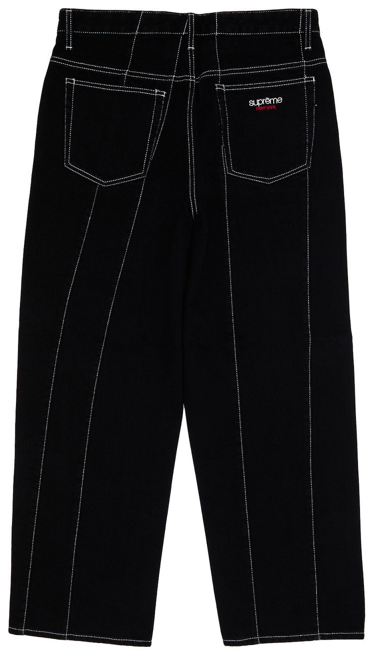 Buy Supreme Paneled Stripe Baggy Jean 