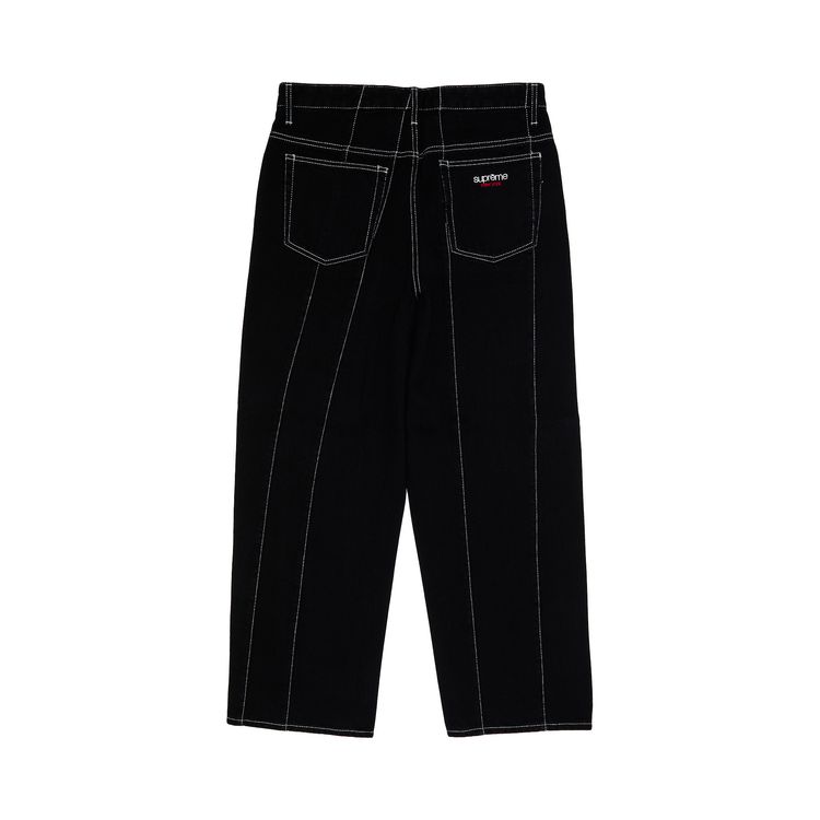 Buy Supreme Paneled Stripe Baggy Jean 