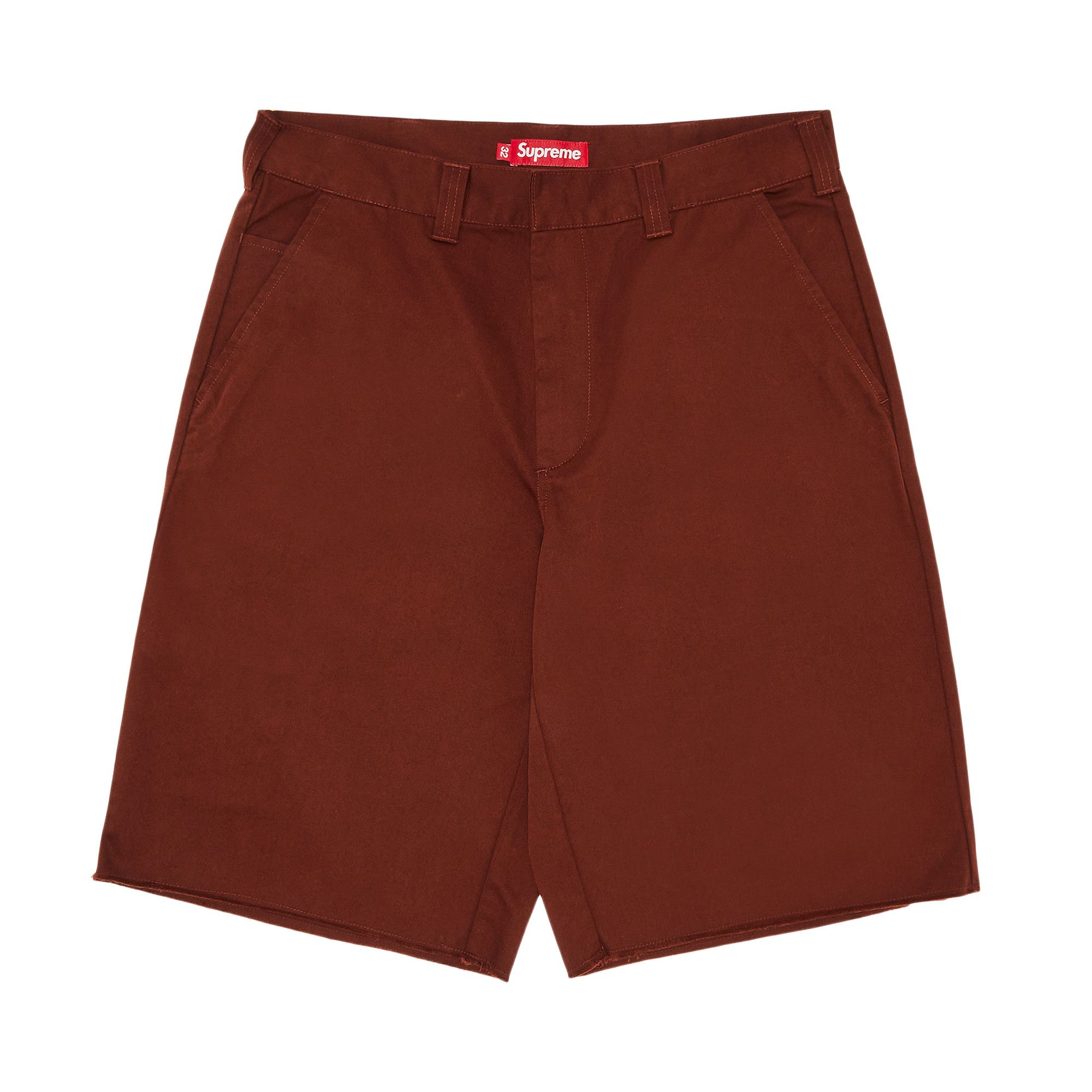 Buy Supreme Work Short 'Mahogany' - SS25SH1 MAHOGANY | GOAT