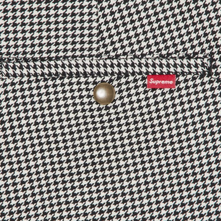 Supreme Work Short White Houndstooth