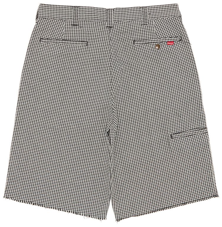 Supreme Work Short White Houndstooth