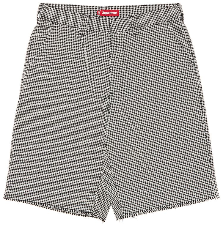 Supreme Work Short White Houndstooth