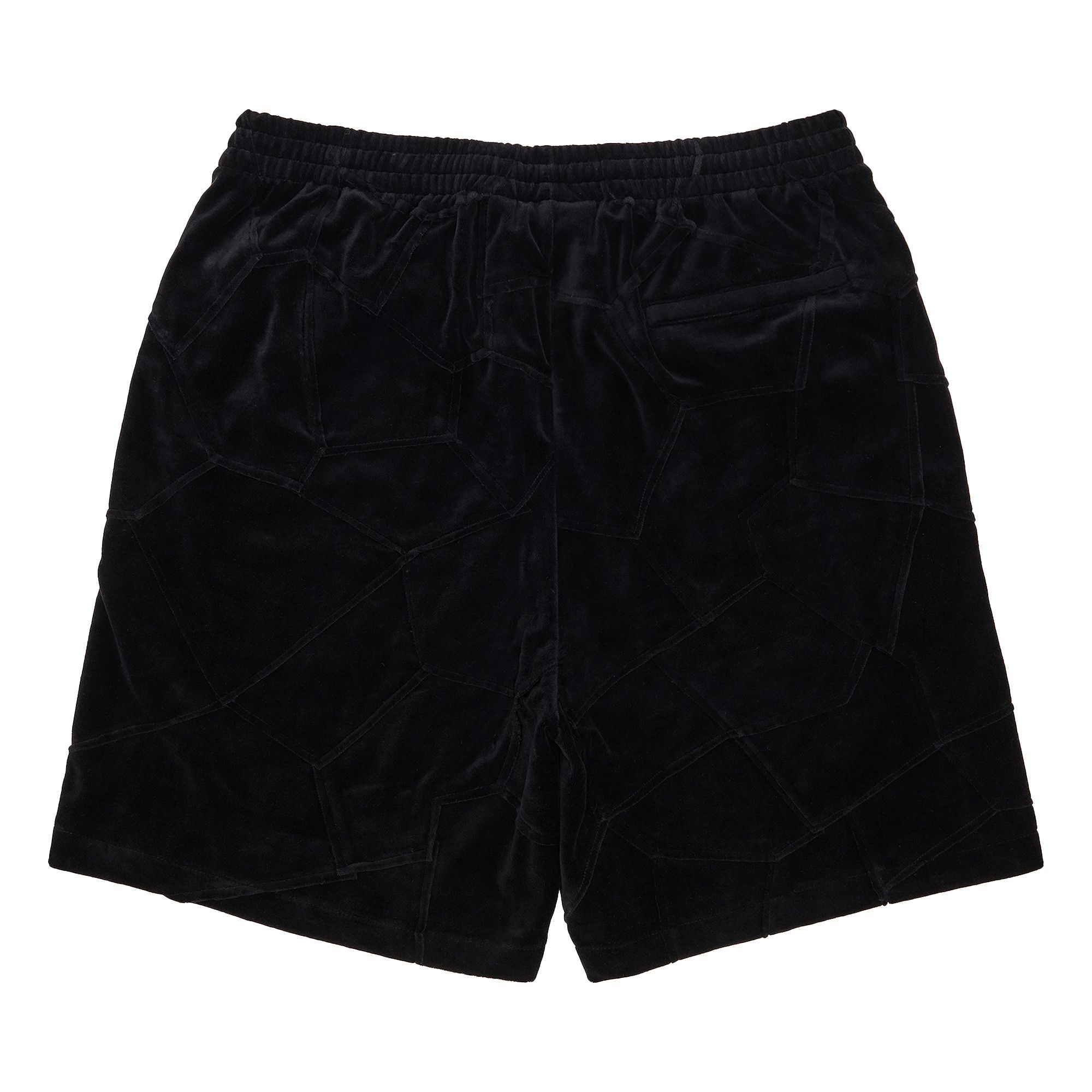 Buy Supreme Patchwork Velour Short 'Black' - SS25SH44 BLACK