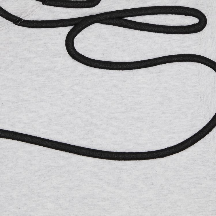 Supreme Shoulder Script Hooded Sweatshirt Ash Grey