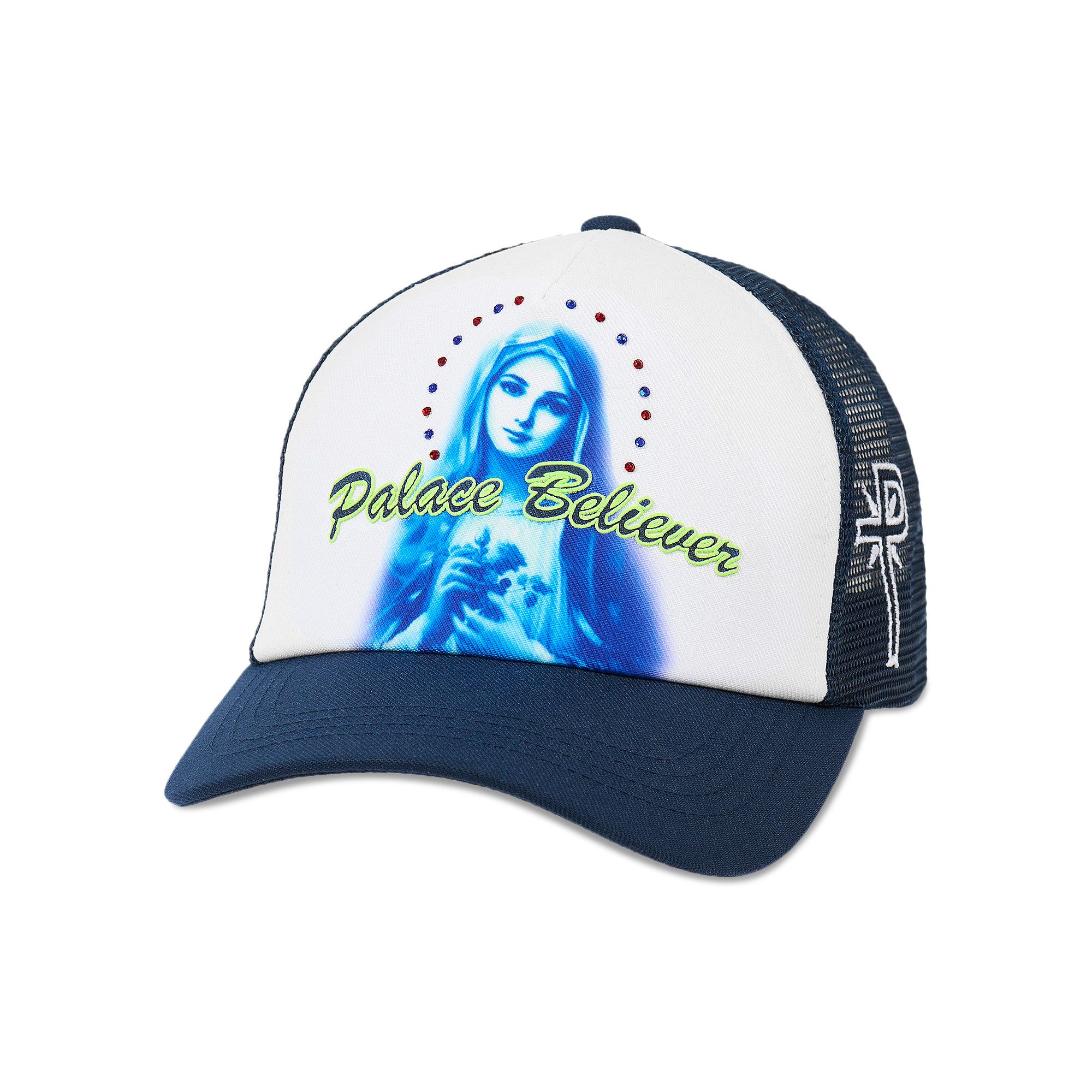 PALACE 1 Truth Trucker CAP ネイビー メッシュキャップ Buy Palace 1 Truth Trucker 'Navy' - P28H098 | GOAT