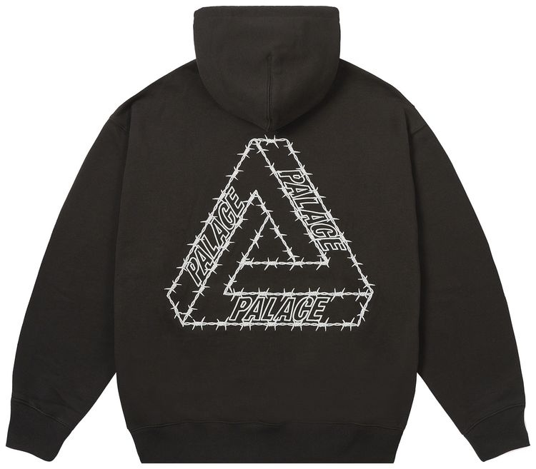 Palace Barbed Tri Ferg Hood Black