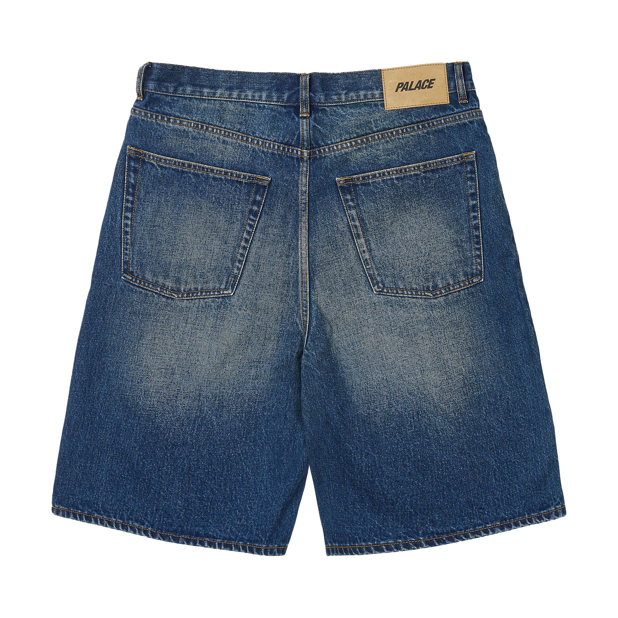 Buy Palace Denim Short 'Indigo Sand Wash' - P28ST004 | GOAT
