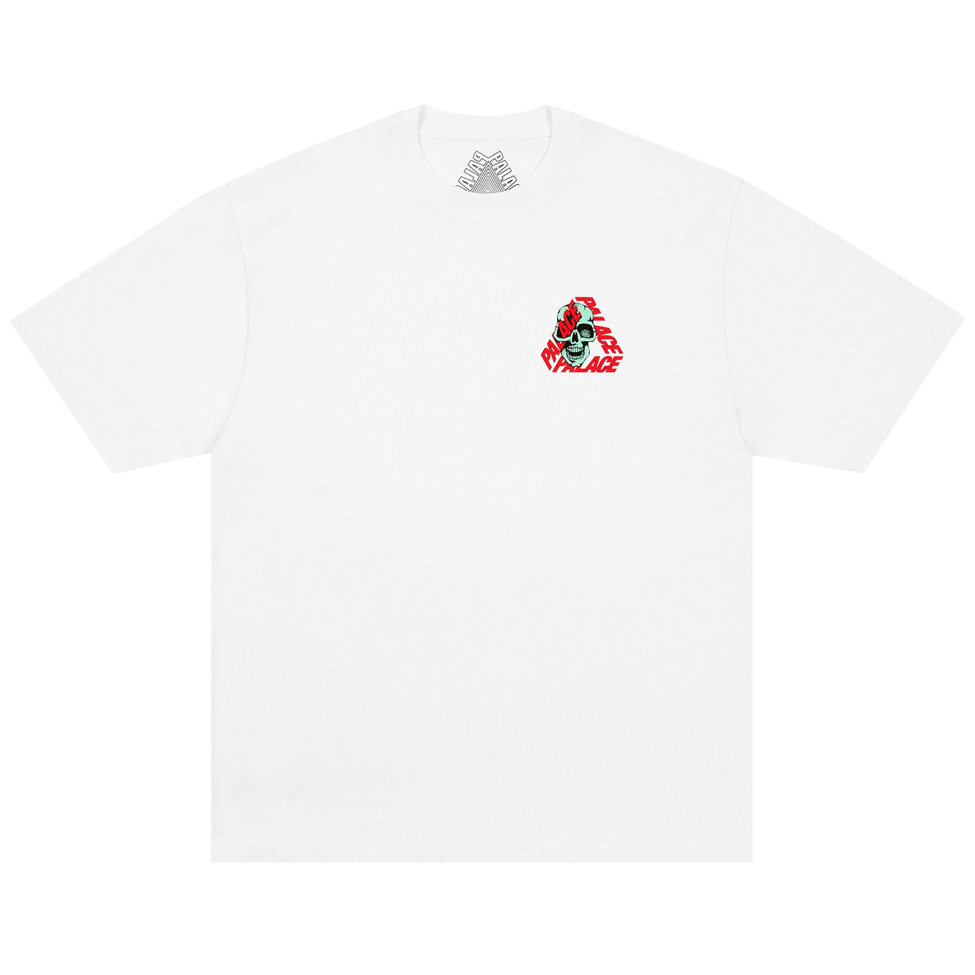 Buy Palace P3 Skull T-Shirt 'White' - P28TS141 | GOAT