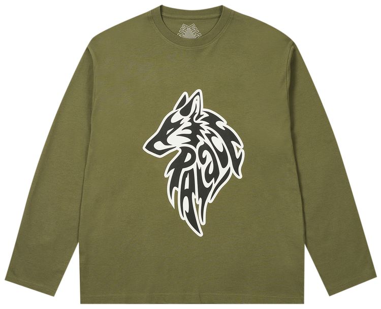 Palace Sketchy Lone Wolf Long Sleeve The Deep Green