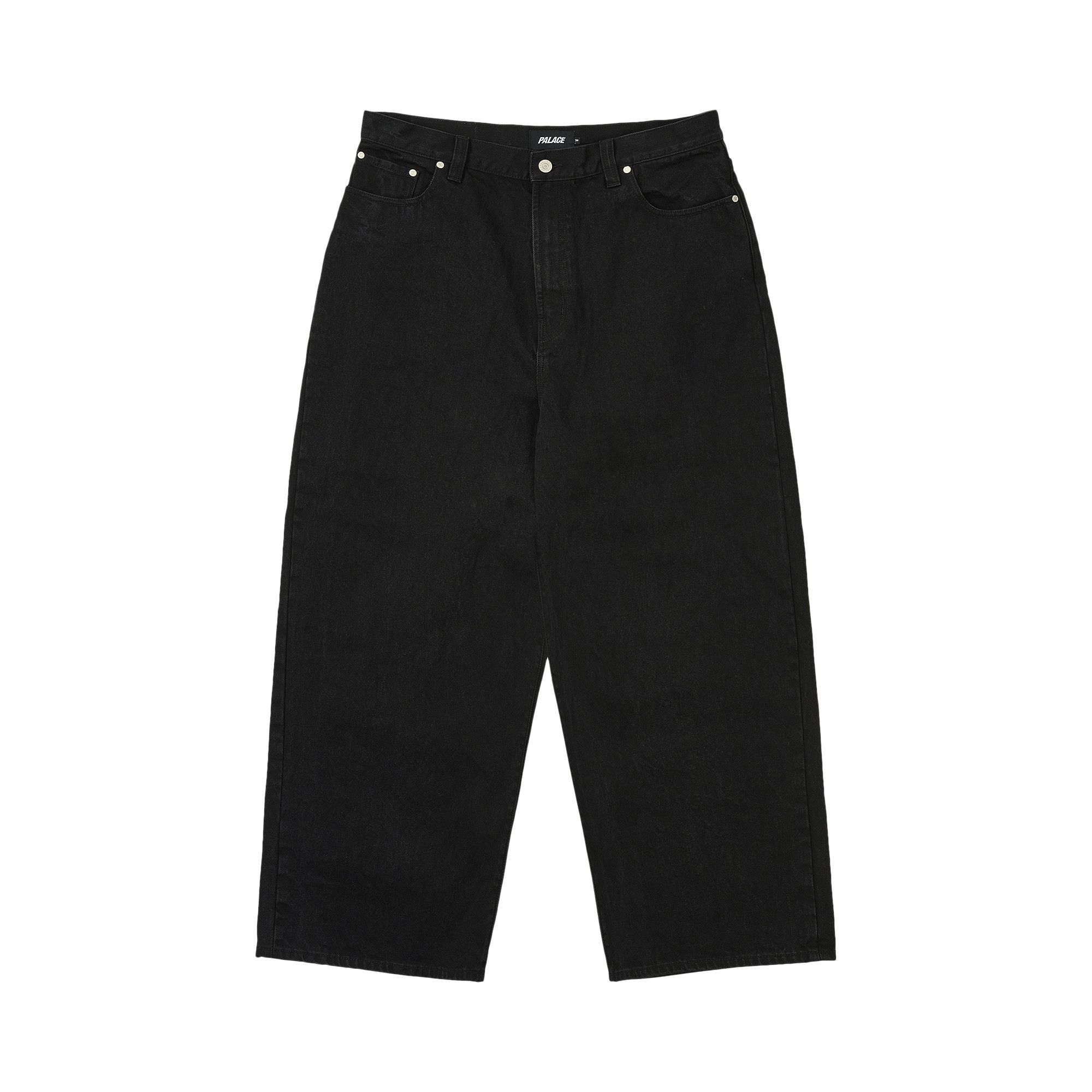 Buy Palace P100 Super Baggy Jean 'Black' - P28T037 | GOAT