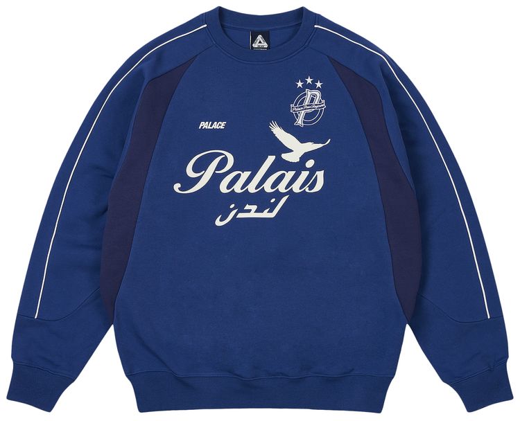 Palace Palais Pro Team Crew Blue Berry
