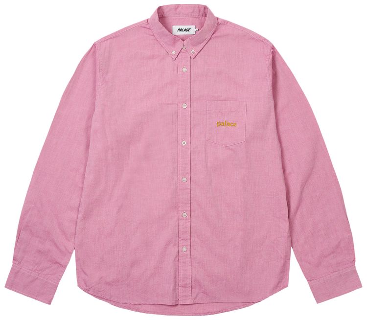 Palace Oxford Shirt Burgundy