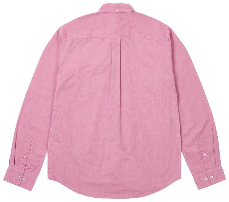 Palace Oxford Shirt Burgundy