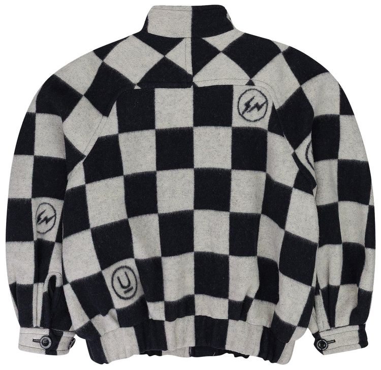 Undercover x Fragment Checker Blouson BlackWhite