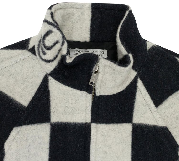 Undercover x Fragment Checker Blouson BlackWhite