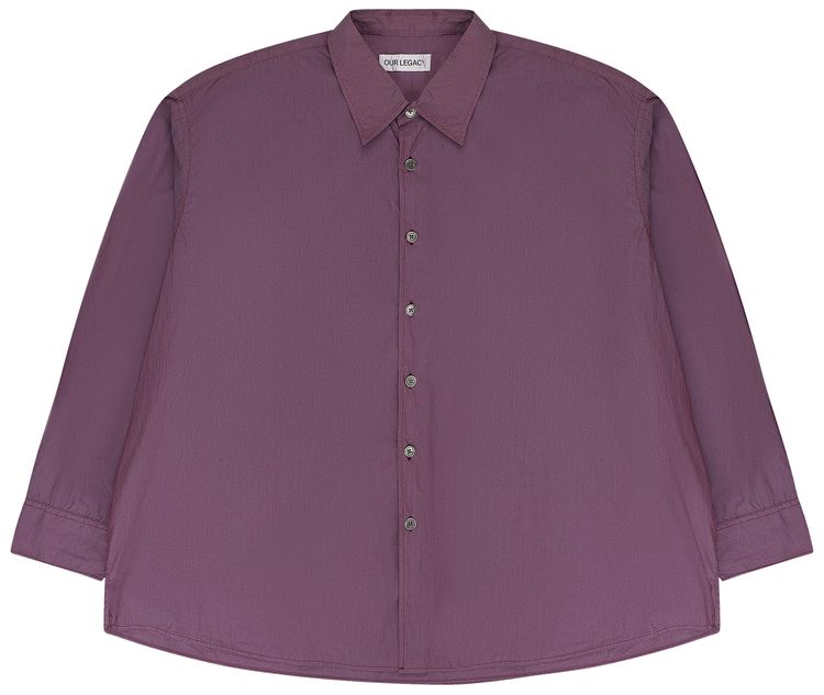 Our Legacy Borrowed Poplin Shirt Raspberry