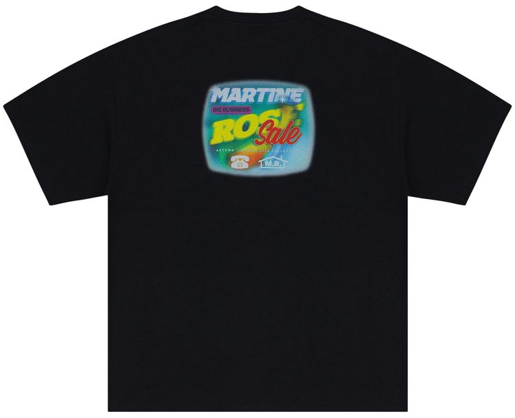 Martine Rose Oversized Short Sleeve T Shirt Black