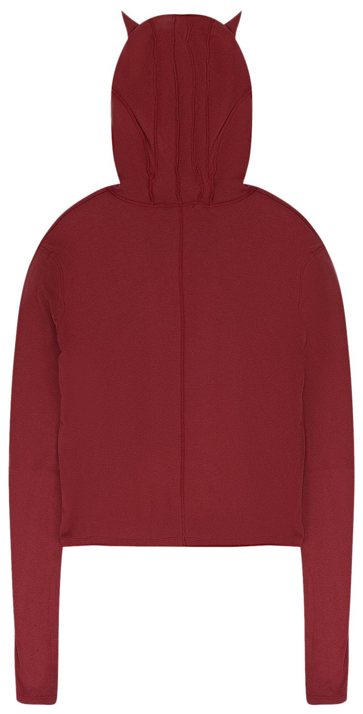 Undercover Knit Hoodie Bordeaux