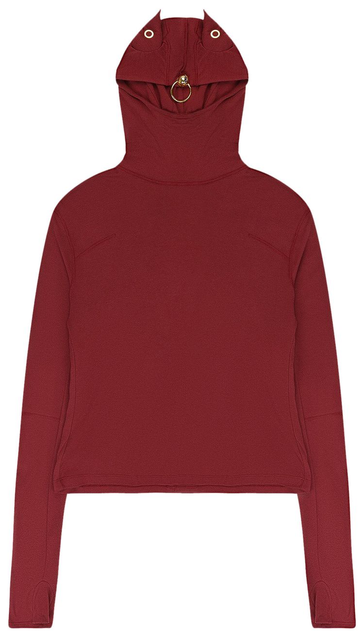 Undercover Knit Hoodie Bordeaux