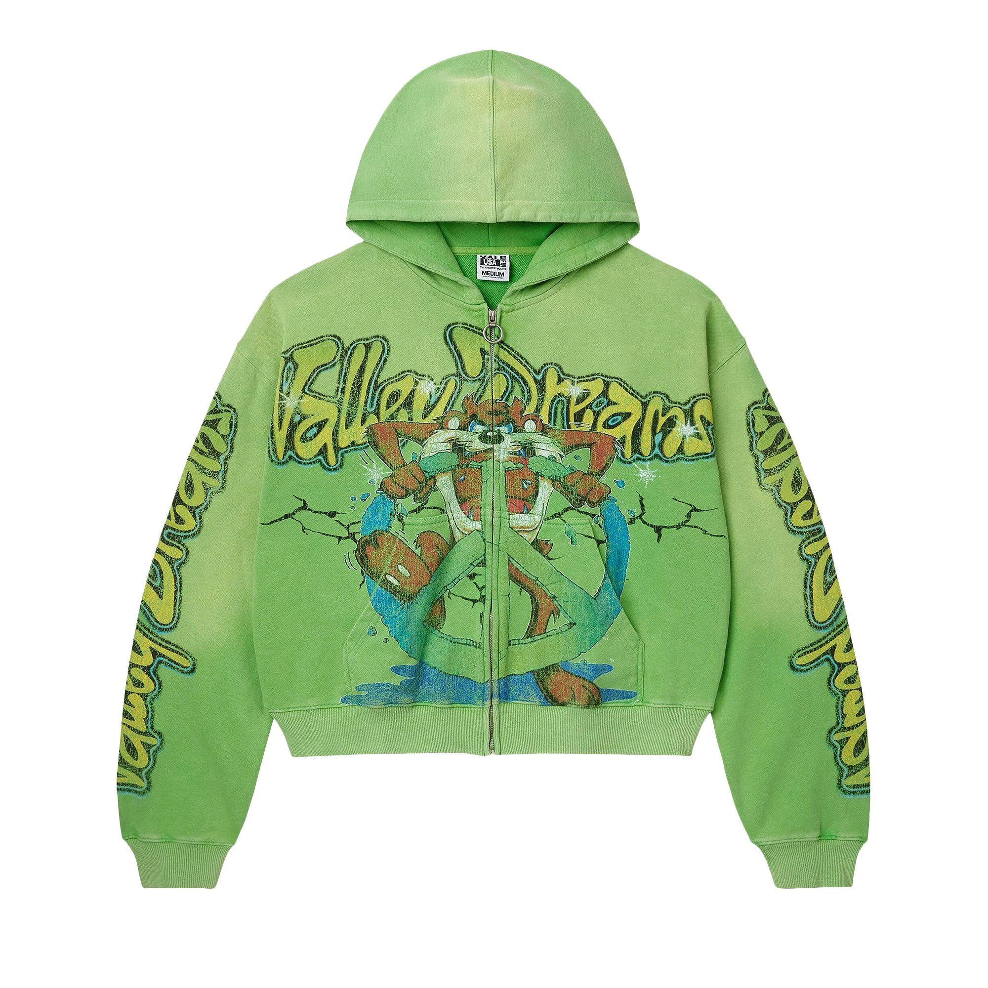 Buy Vale Forever Taz Zip Up Hoodie 'Lime' - VALE 04 007 GN