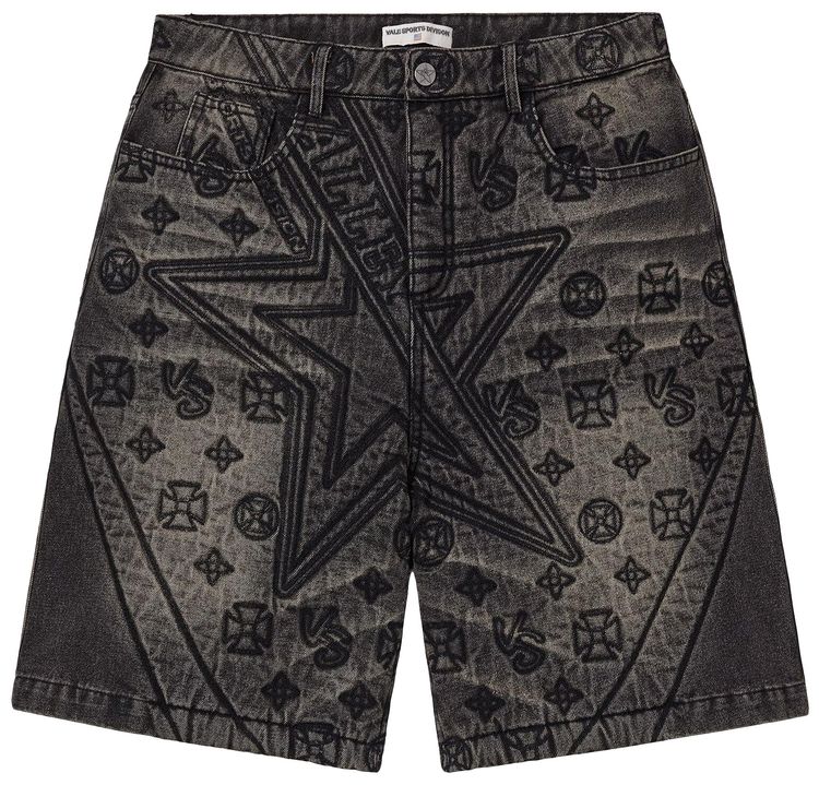 Vale Forever Spade Jorts Black
