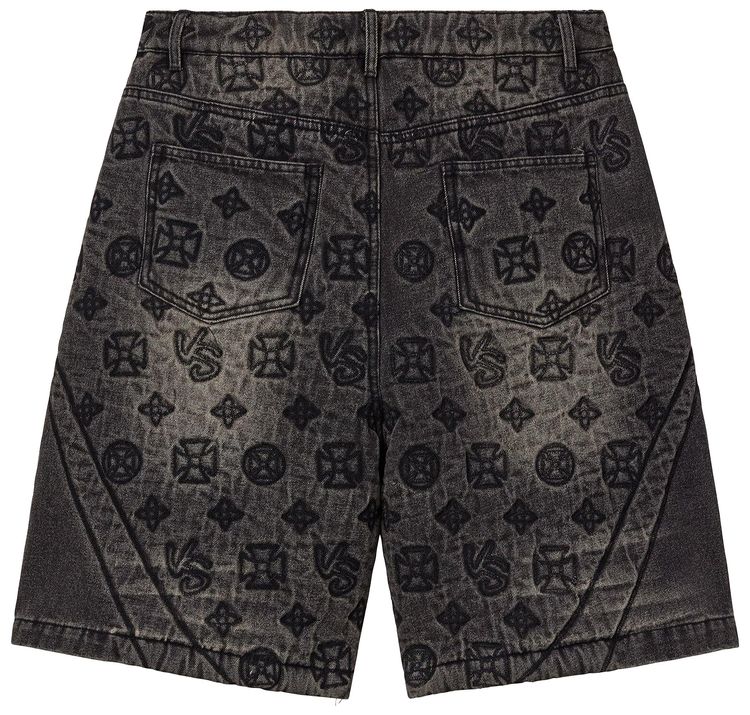 Vale Forever Spade Jorts Black