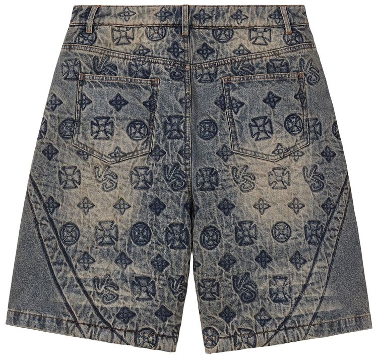 Vale Forever Spade Jorts Mid Wash