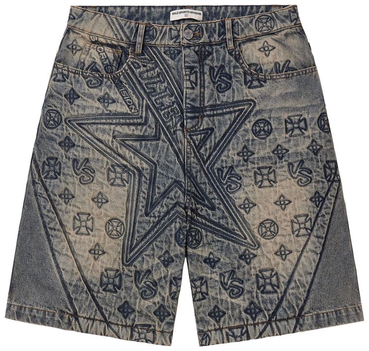 Vale Forever Spade Jorts Mid Wash