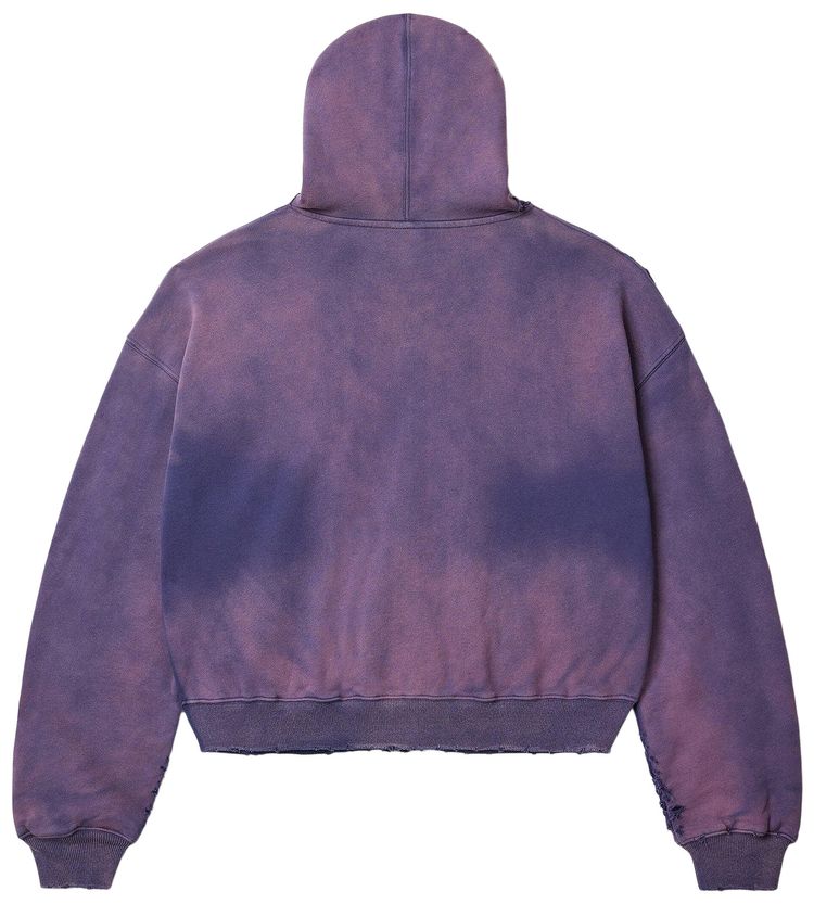 Vale Forever Destroyer Zip Up Hoodie Purple