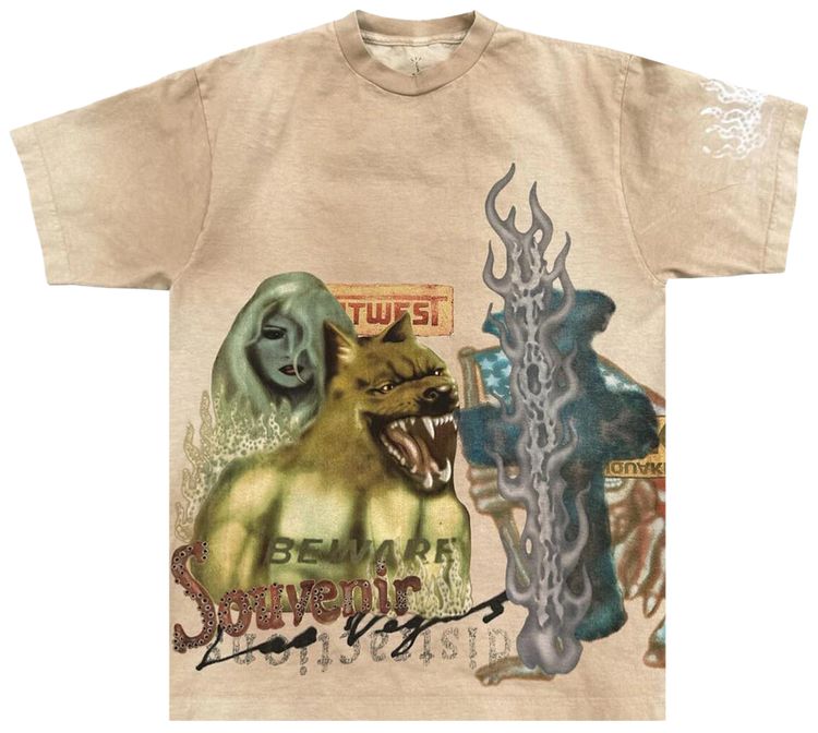 Cactus Jack by Travis Scott Bazaar Souvenir Tee Multicolor