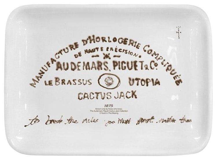 Cactus Jack by Travis Scott x Audemars Piguet Ceramic Tray White