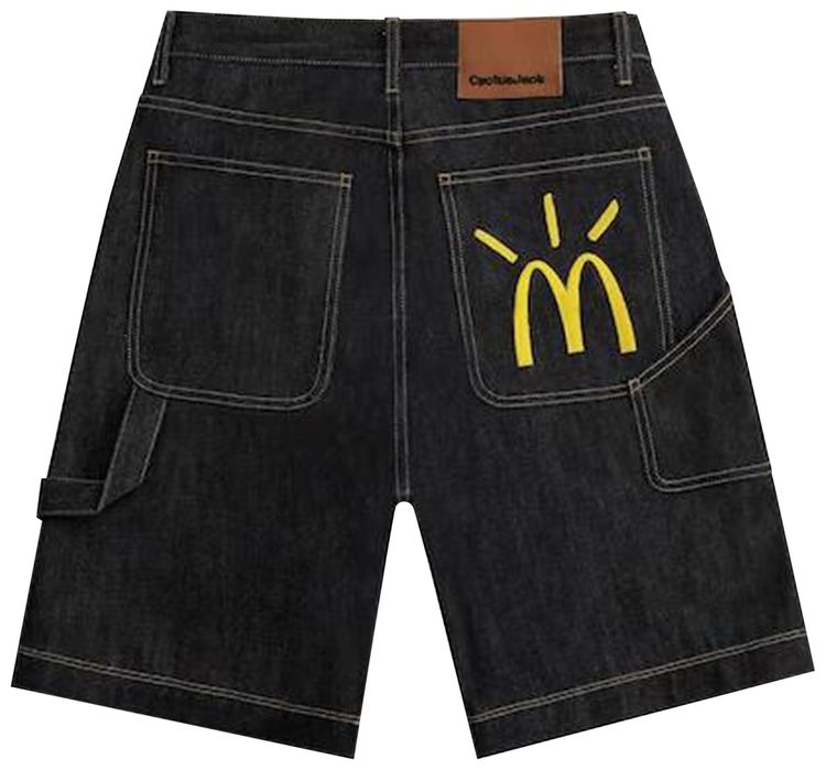 Cactus Jack by Travis Scott Arches Denim Shorts indigo