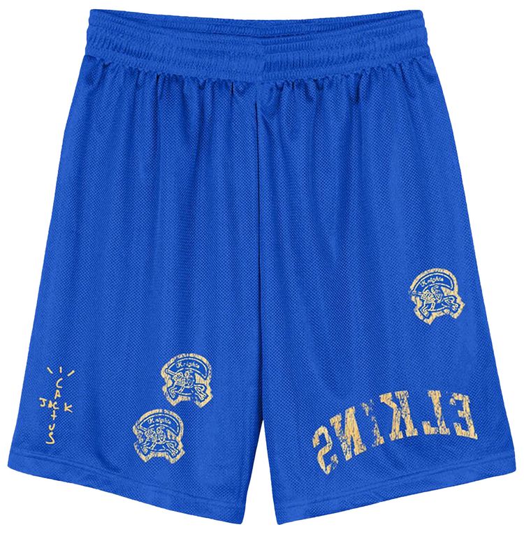 Cactus Jack by Travis Scott Elkins High School Shorts Blue