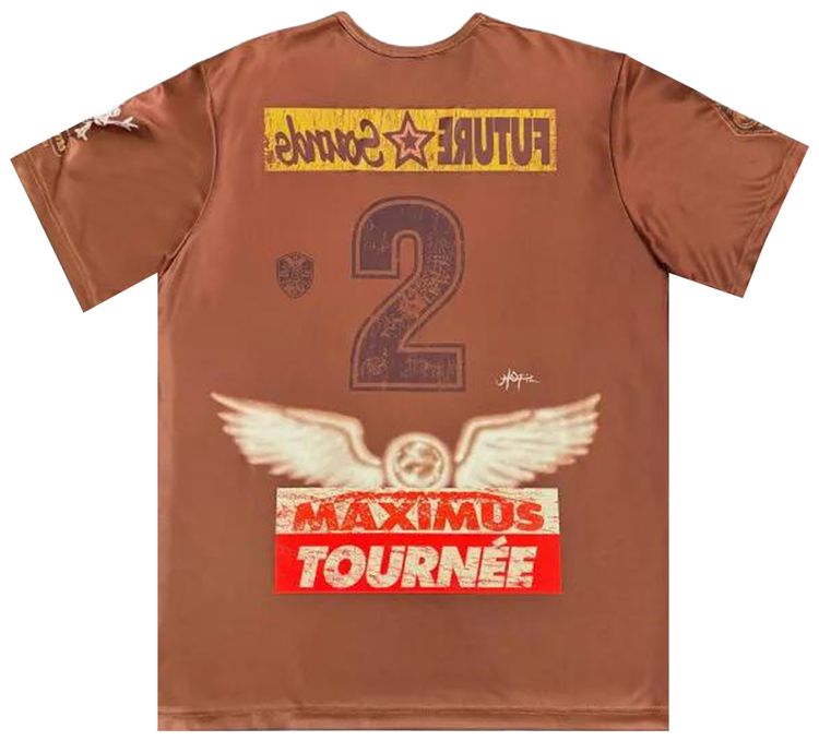 Cactus Jack by Travis Scott Circus Maximus Soccer Jersey Brown