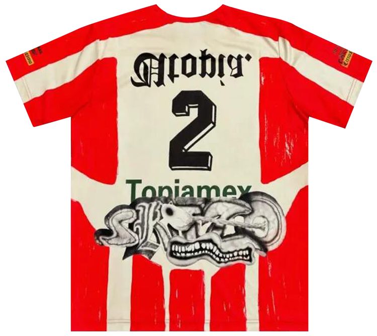 Cactus Jack by Travis Scott Mexico Soccer Jersey Multicolor