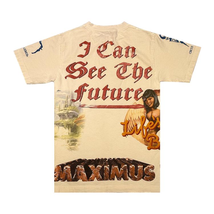 Cactus Jack by Travis Scott See The Future Tee White
