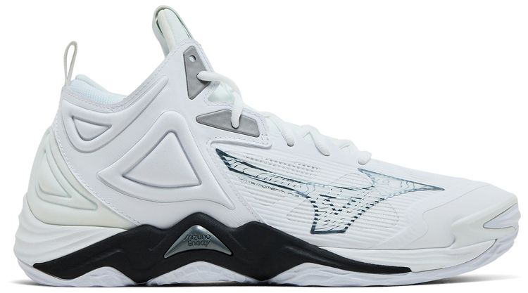 Mizuno Wave Momentum 3 Mid White Black