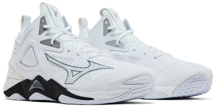 Mizuno Wave Momentum 3 Mid White Black