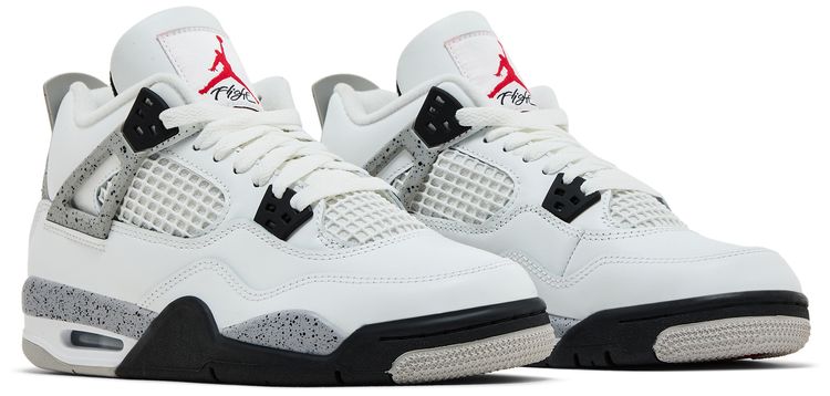 Air Jordan 4 Retro OG GS White Cement 2025