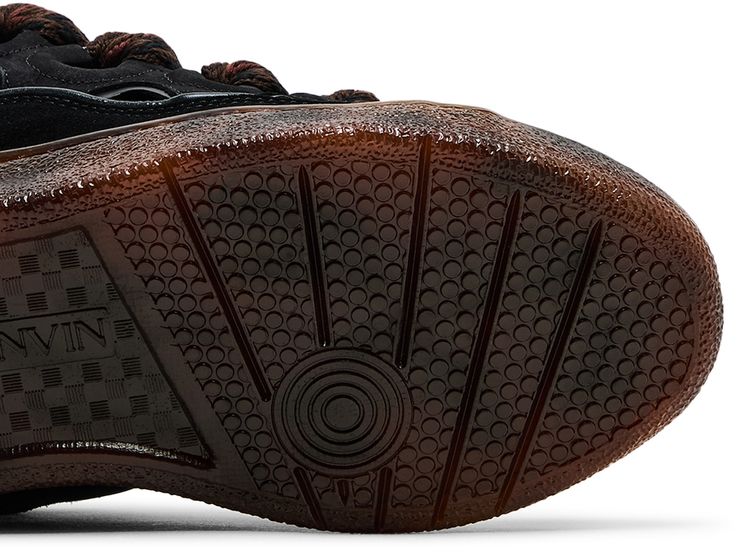 Lanvin Wmns Curb Sneaker Black Chocolate Brown