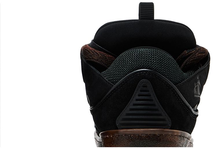 Lanvin Wmns Curb Sneaker Black Chocolate Brown