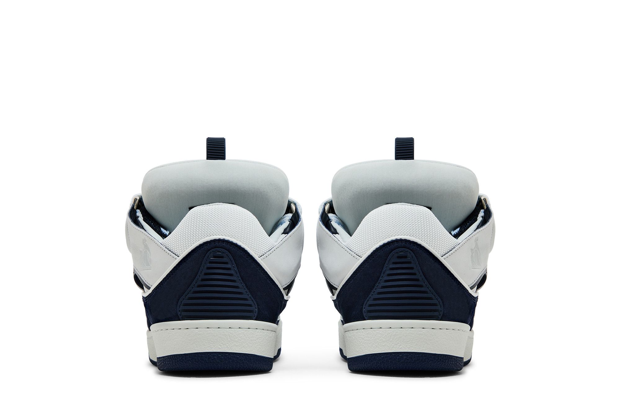 Buy Lanvin Curb Sneakers 'White Navy Blue' - FU SKDK12 BICO