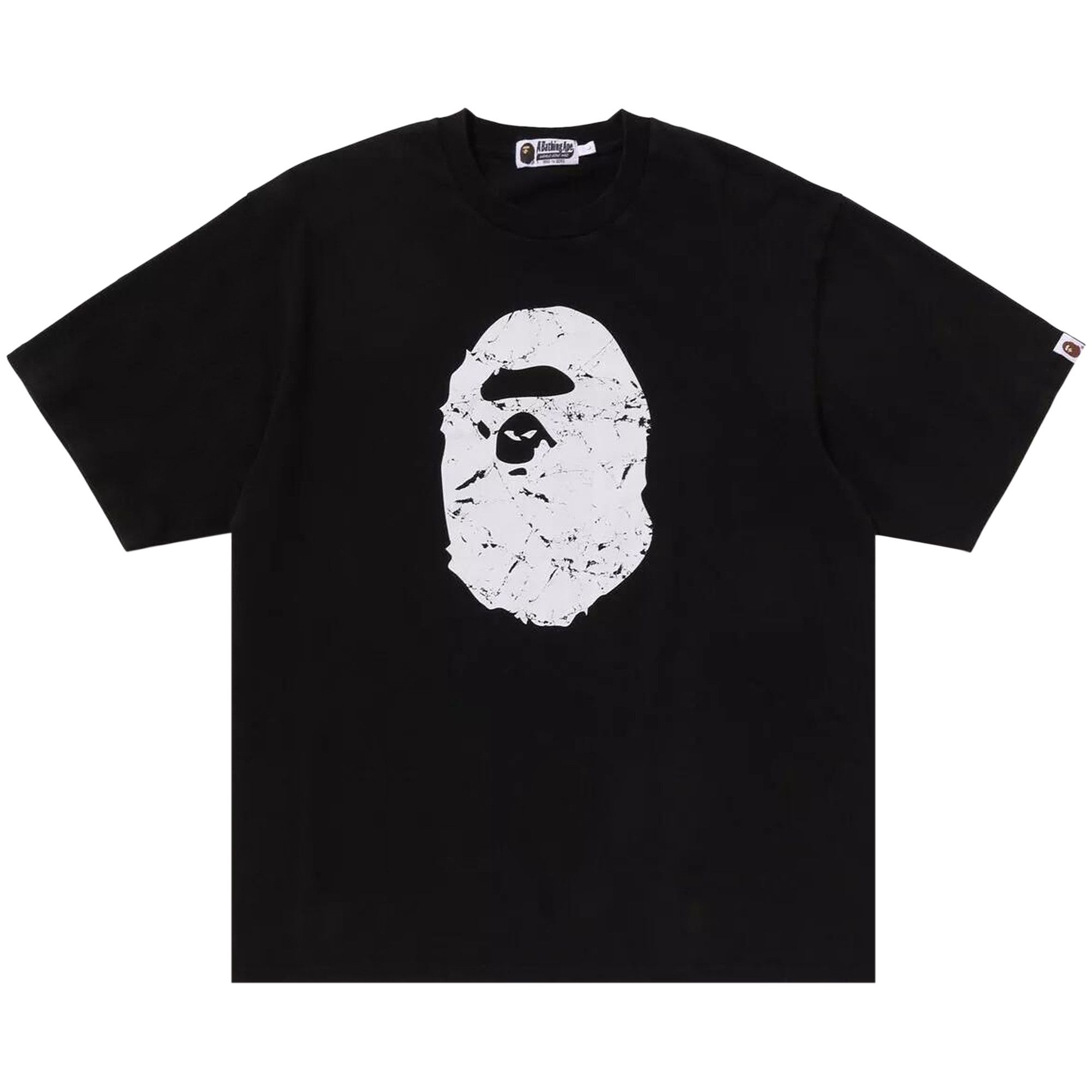 ape tシャツ A BATHING APE tシャツ PHOTO PRINT HEAD RELAXED FIT TEE