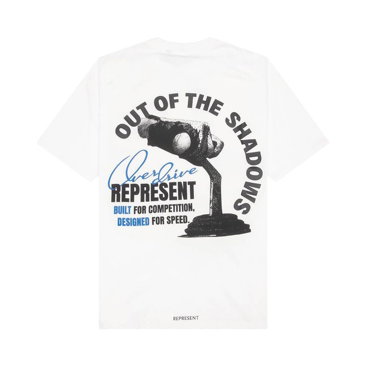 Represent Clo Out Of The Shadows T Shirt Flat White